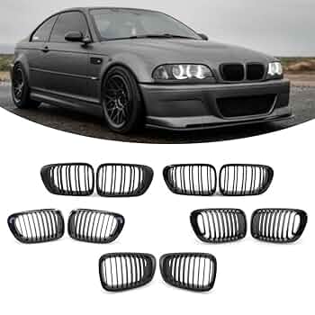 BMW E46 M3フロントグリル 4個セット BMW E46 M3フロントグリル 4個セット 2002-2005 BMW E46 3
